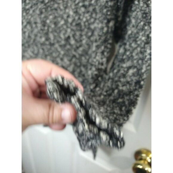 $ Buffalo David Button Black White Heather Long Sleeve Sweater Size XS - Picture 6 of 11